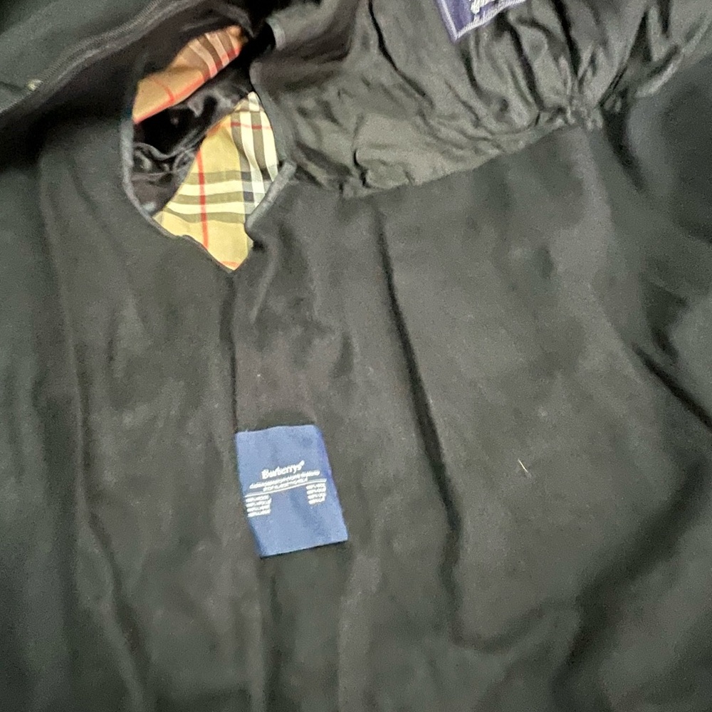 Burberry Black and Beige Checkered Coat - Picture 11 of 12
